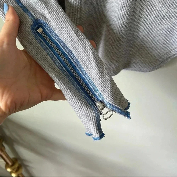 Free People | Thermal Zip Sleeve Top - Picture 4 of 5